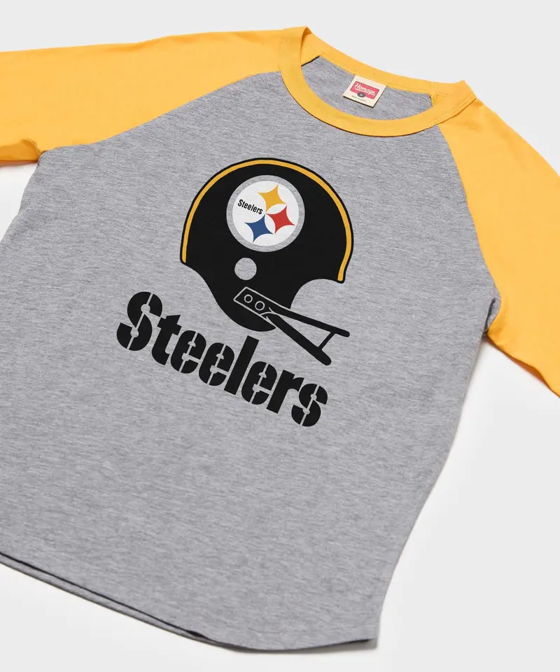 Pittsburgh Steelers Big Helmet Raglan 2