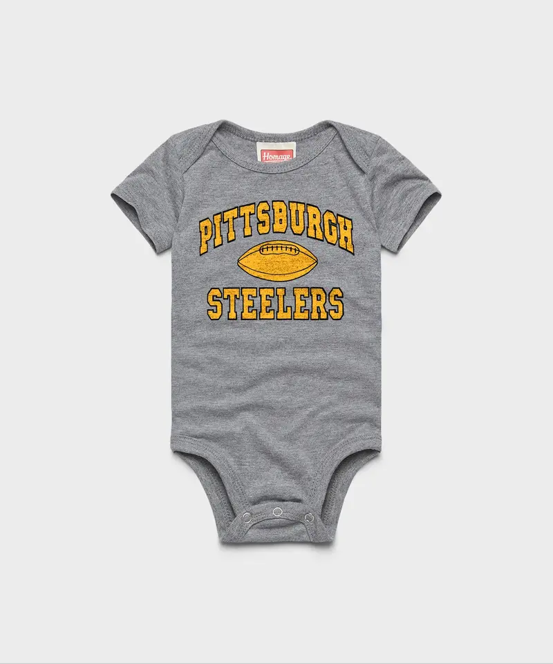 Pittsburgh Steelers Gridiron Baby One Piece 1