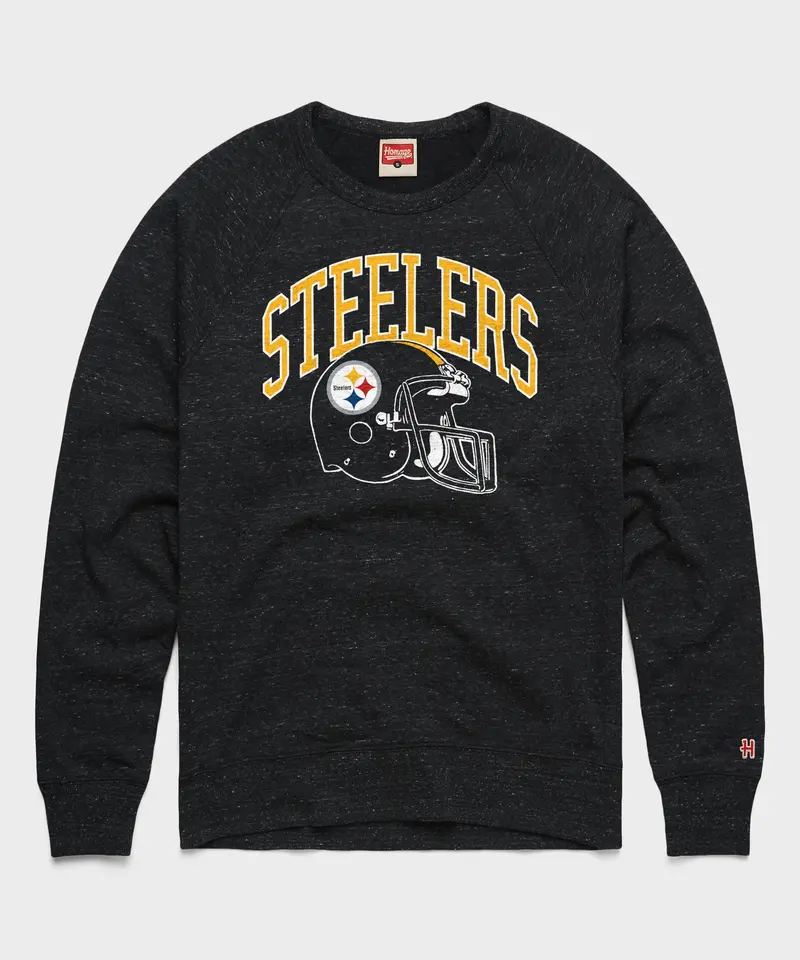 Pittsburgh Steelers Helmet Crewneck 1