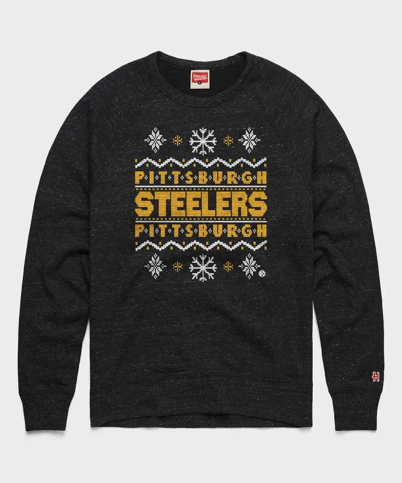 Pittsburgh Steelers Holiday Crewneck 1