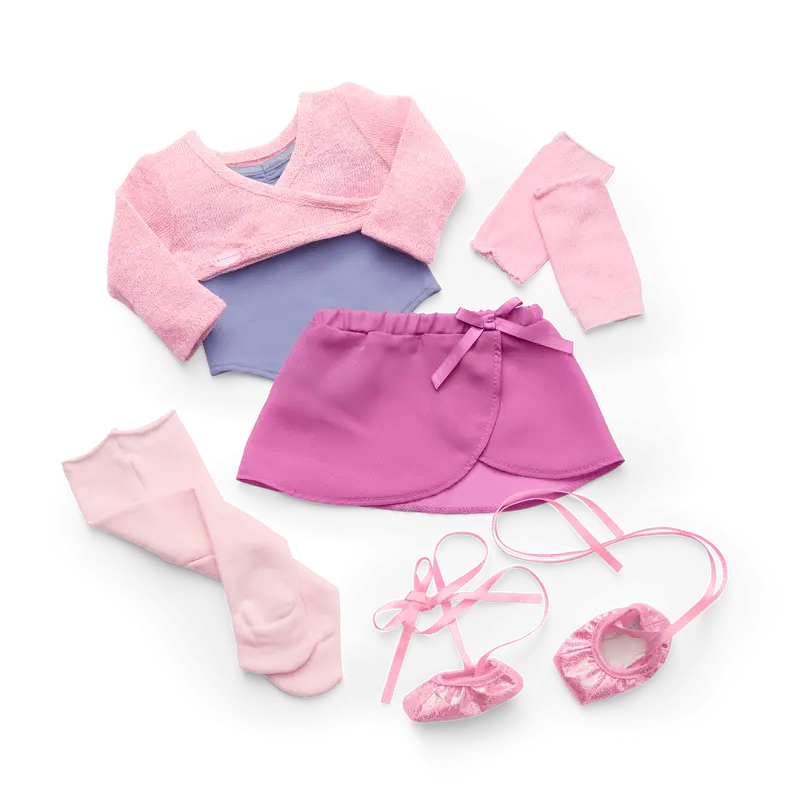 Plié Away Ballet Practice Outfit For 18-Inch Dolls 1
