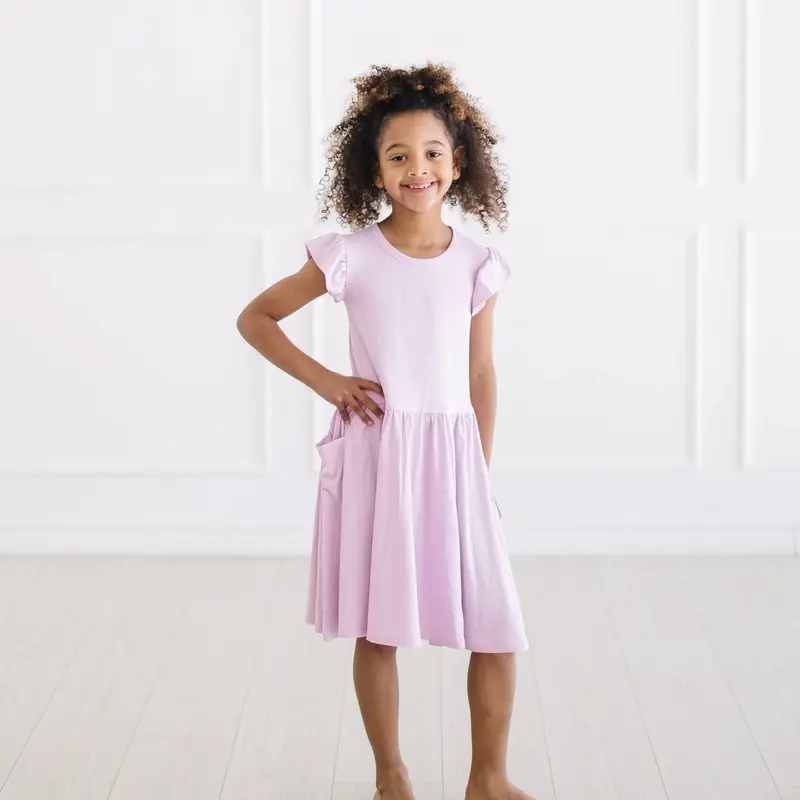 Pocket Dress In Thistle 1
