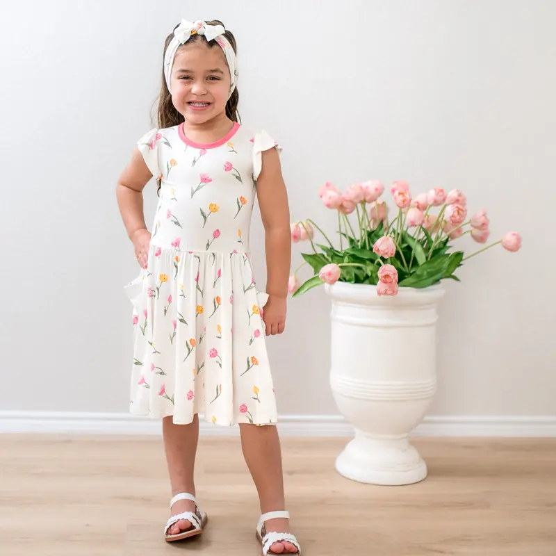 Pocket Dress In Tulip 1