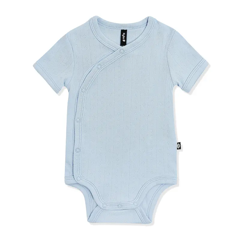 Pointelle Kimono Bodysuit In Breeze 3