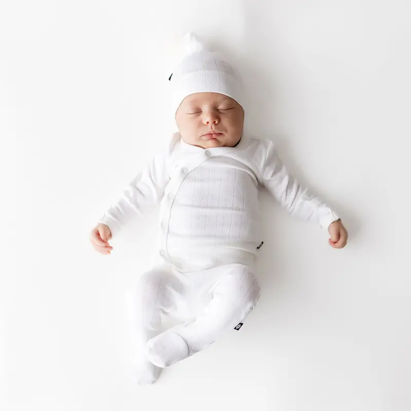 Pointelle Take Me Home Set With Cap In Cloud 1