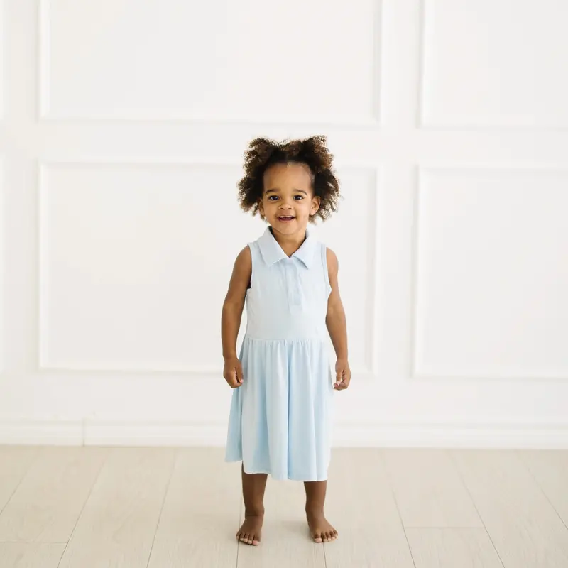 Polo Bodysuit Dress In Breeze 1