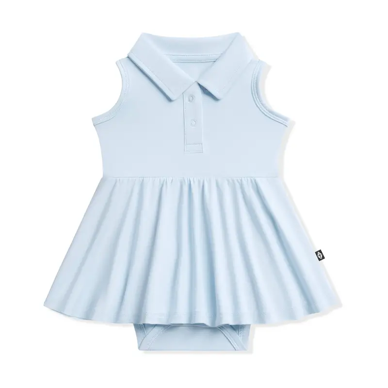 Polo Bodysuit Dress In Breeze 2