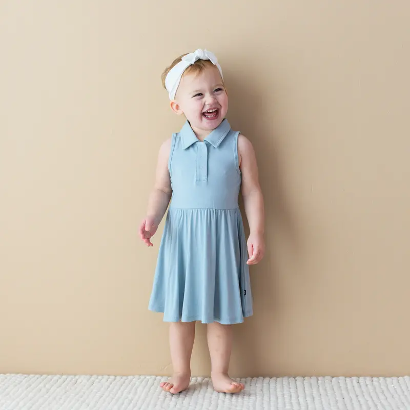 Polo Bodysuit Dress In Fog 1