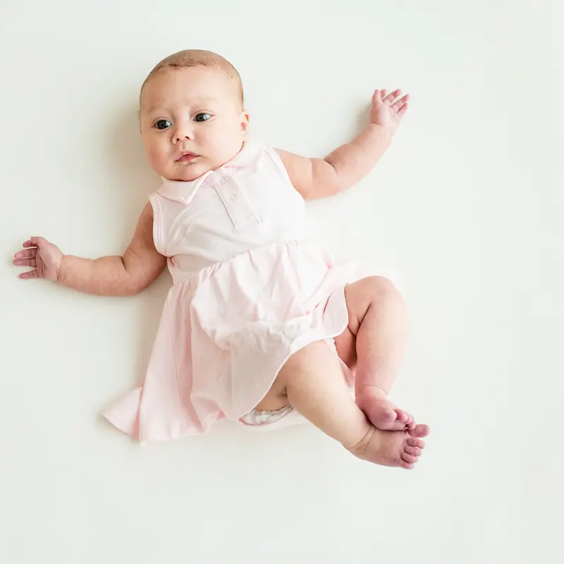 Polo Bodysuit Dress In Sakura 1