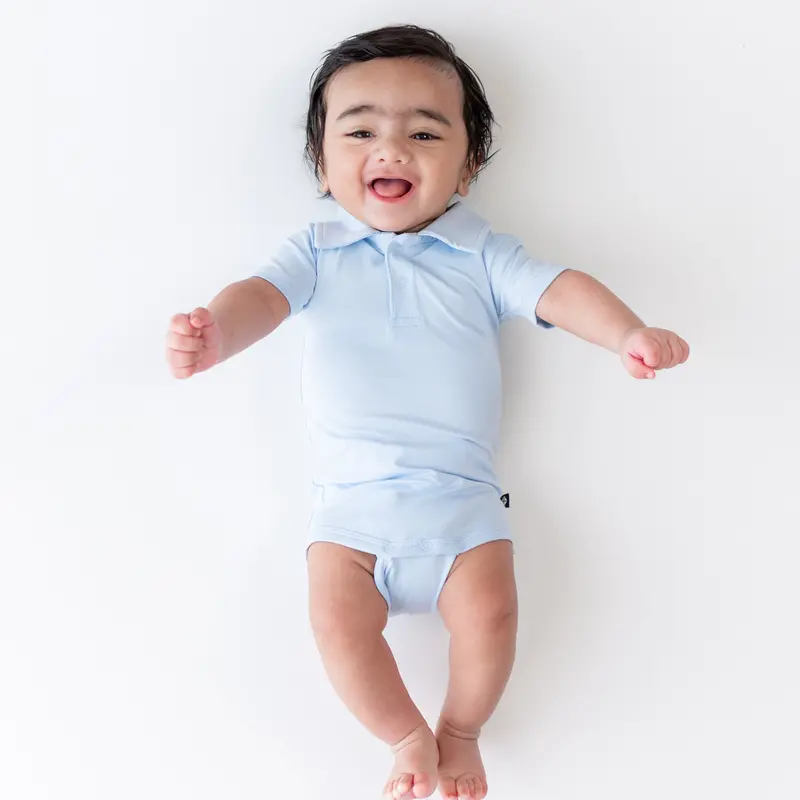 Polo Bodysuit In Breeze 1