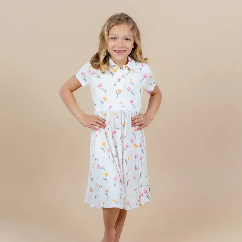 Polo Dress In Tulip 1