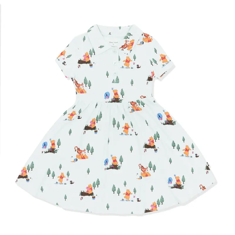 Polo Dress In Winnie The Pooh Hundred Acre Wood 2