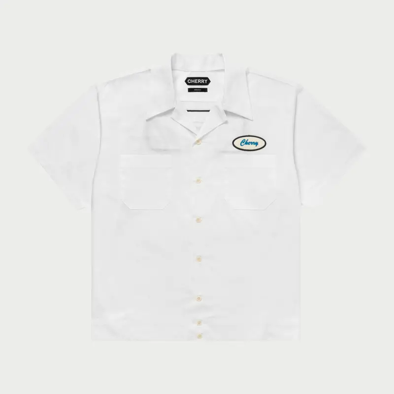 Poplin Mechanic Shirt (White) 1