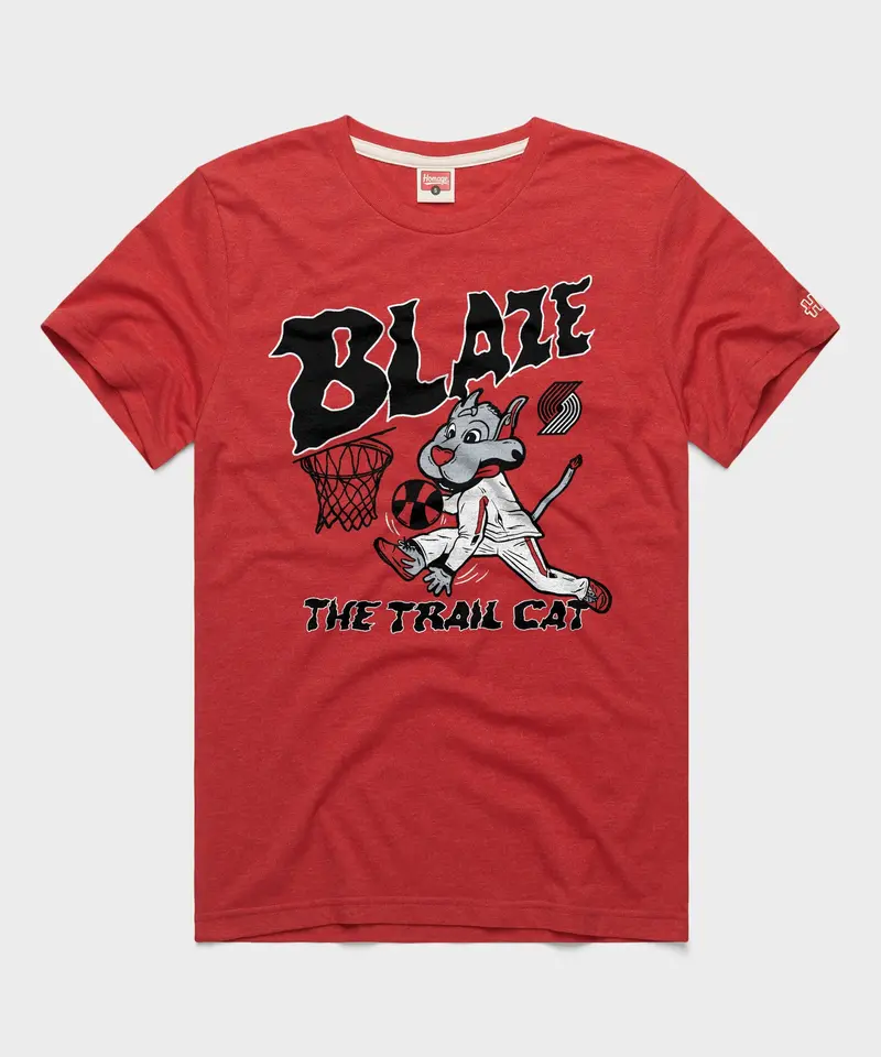 Portland Trail Blazers Blaze The Trail Cat 1