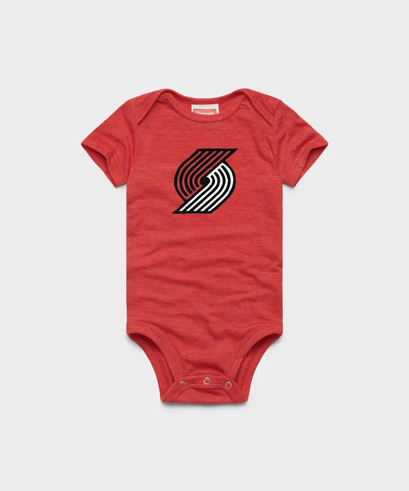 Portland Trail Blazers Logo Baby One Piece 1