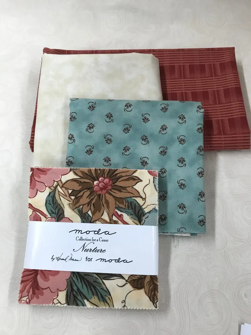 Precut Moda Charm Kit ( 32 X 32 ) Nurture Collection For A Cause. - 2