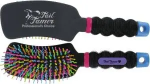 Professional Choice Curved Handle Rainbow Mane Brush 1