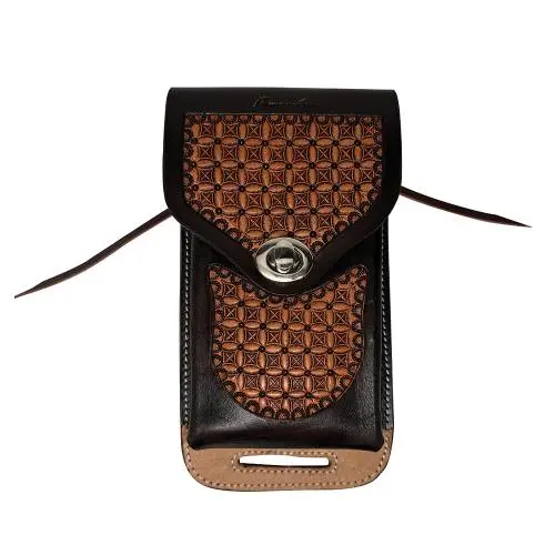 Professional Choice Leather Cell Phone Case - Chocolate Box Star 1