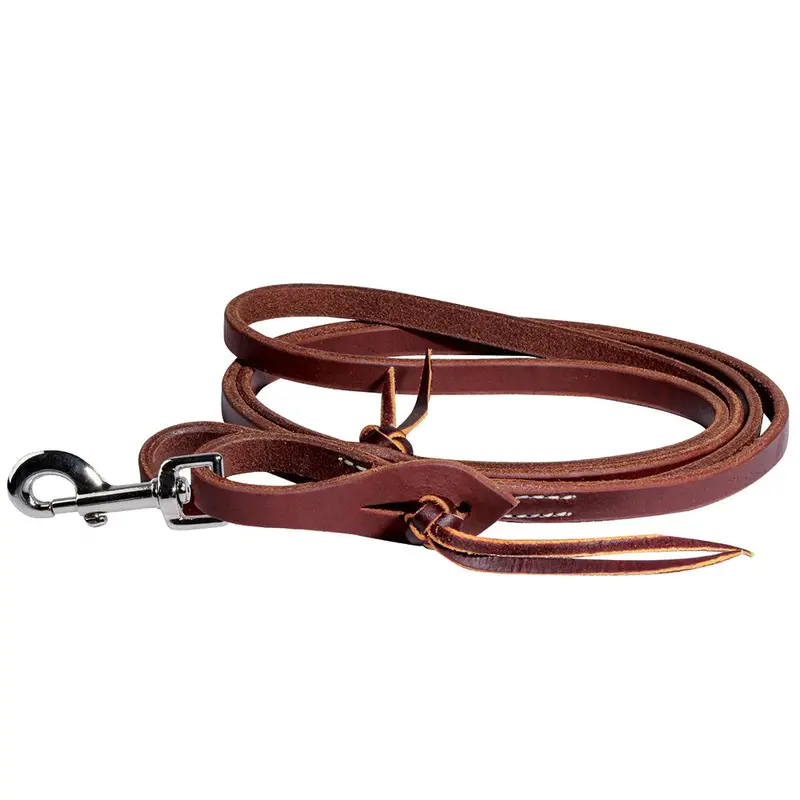 Professional Choice Pineapple Knot Latigo Roping Rein 1