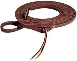 Professional Choice Ranch 5/8 Heavy Oil Pineapple Knot Split Reins 1