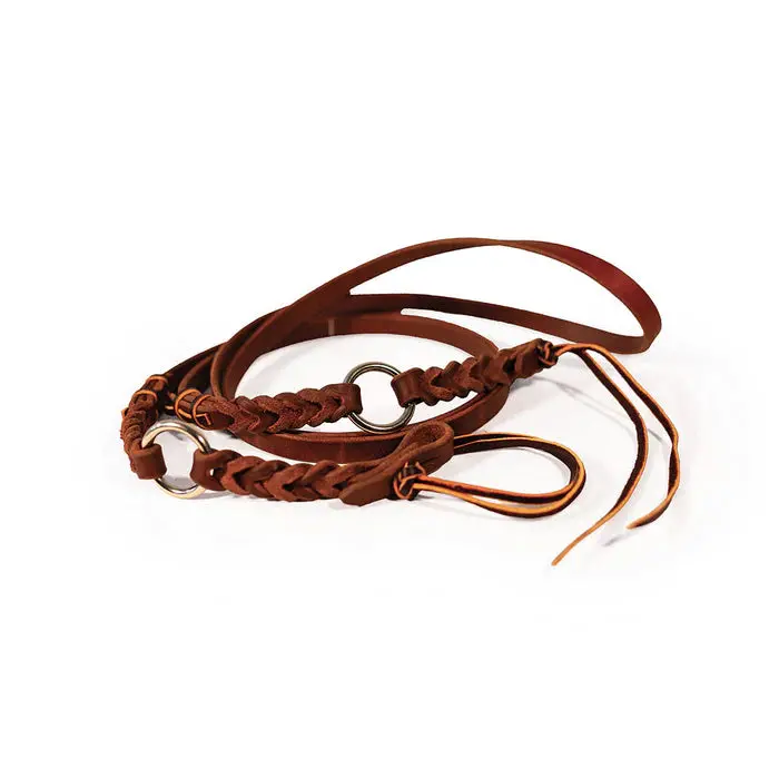 Professionals Choice Bleeding Heat Ring Roping Rein 5/8In 1