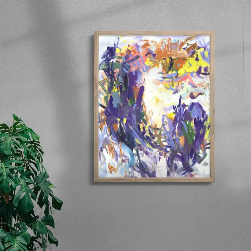 Purple Brush Strokes 6