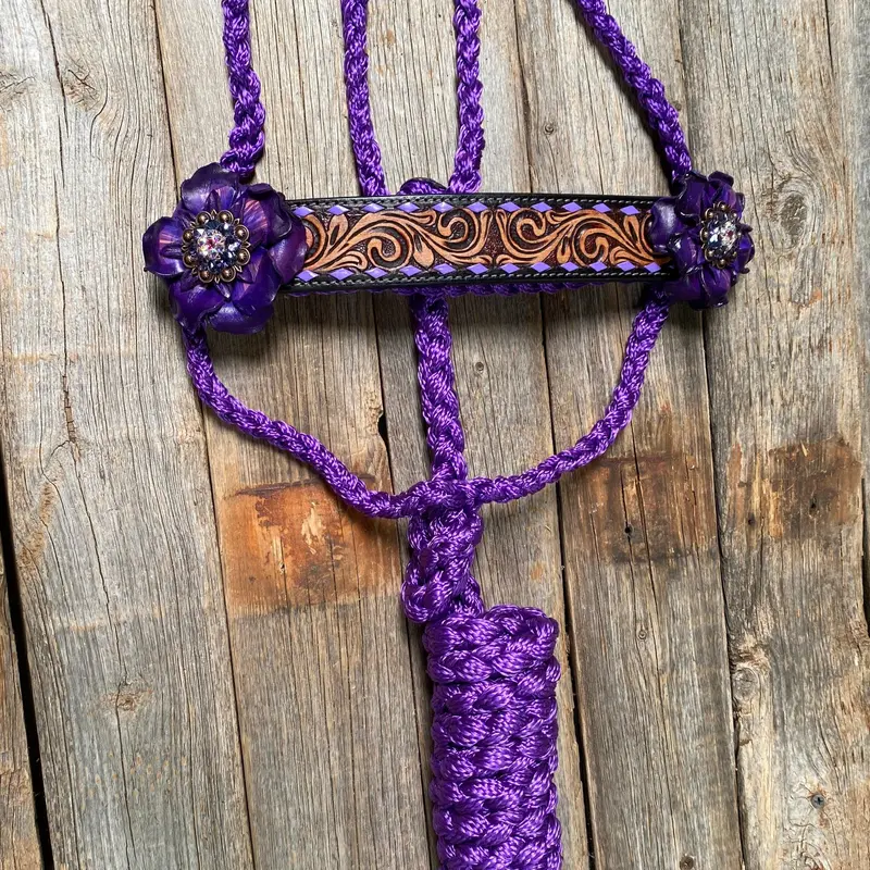 Purple Mule Tape Halter - Purple Gardenia #Mt207 1