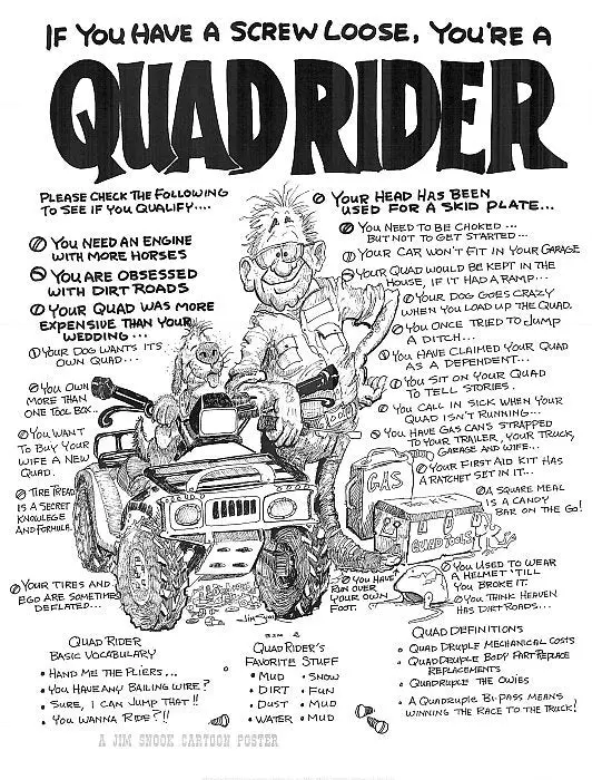 Quad Rider Poster 1