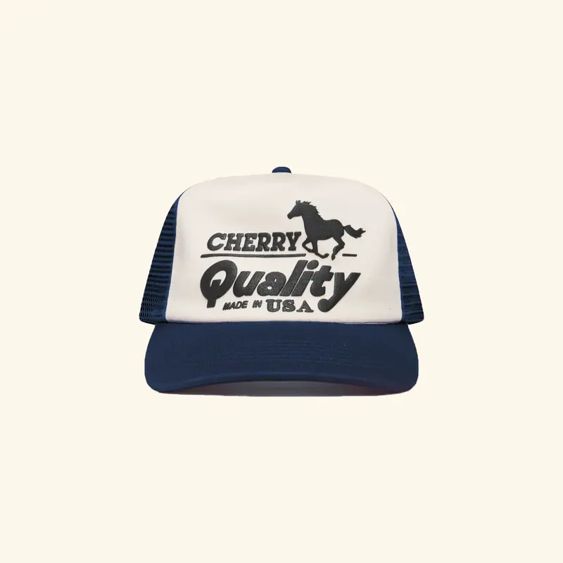 Quality Trucker Hat (Navy) 1