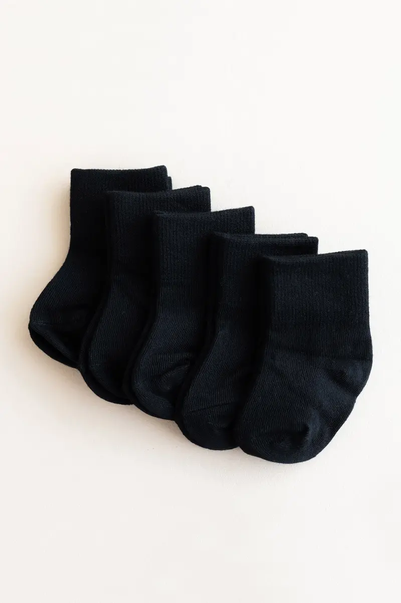 Quarter Socks Combo 5-Pack In Midnight 1