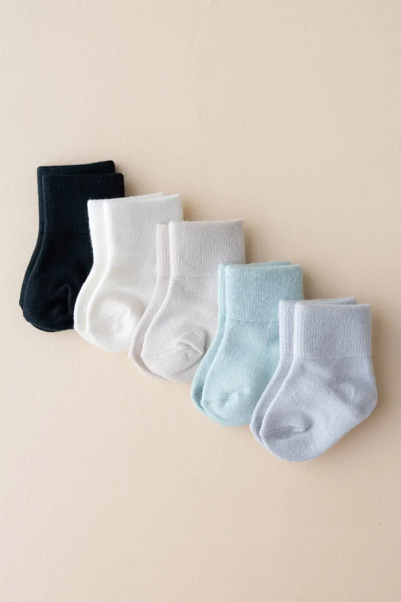 Quarter Socks Combo 5-Pack In Neutral 1