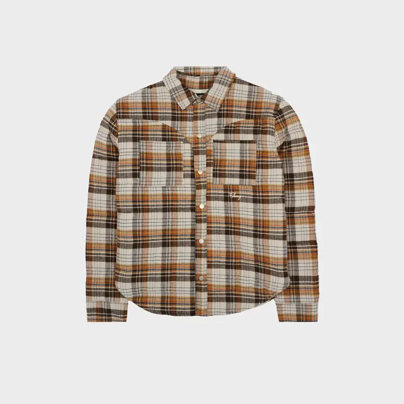 Quilted Flannel Shirt Jacket (Mojave) 1