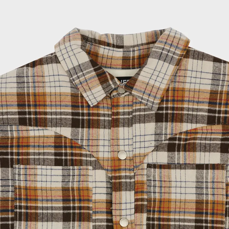Quilted Flannel Shirt Jacket (Mojave) 3
