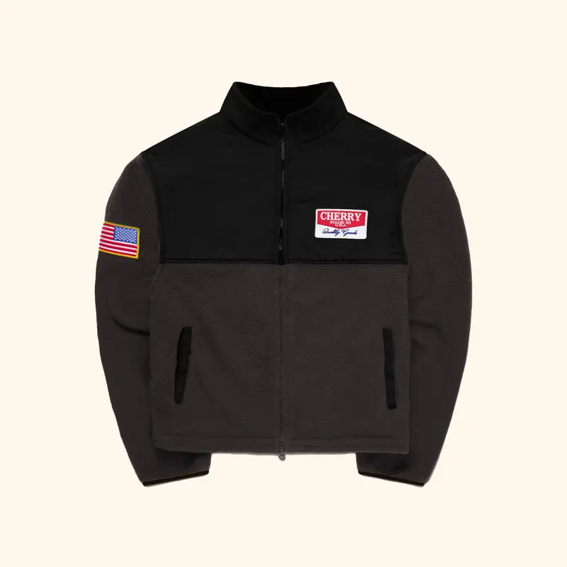 Racing Zip Sherpa (Charcoal) 1