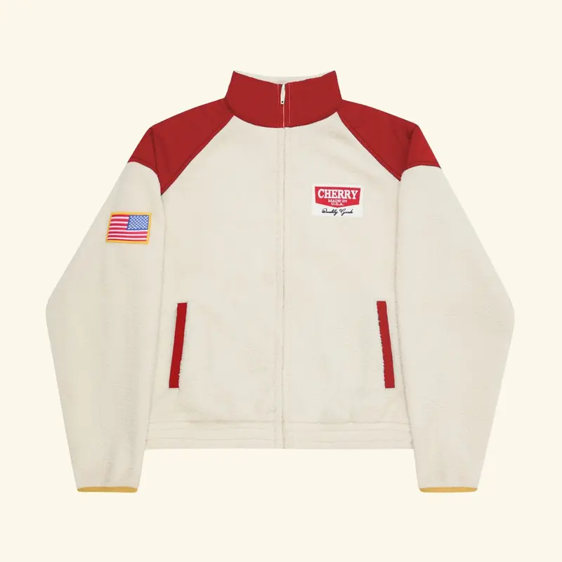 Racing Zip Sherpa Jacket 1