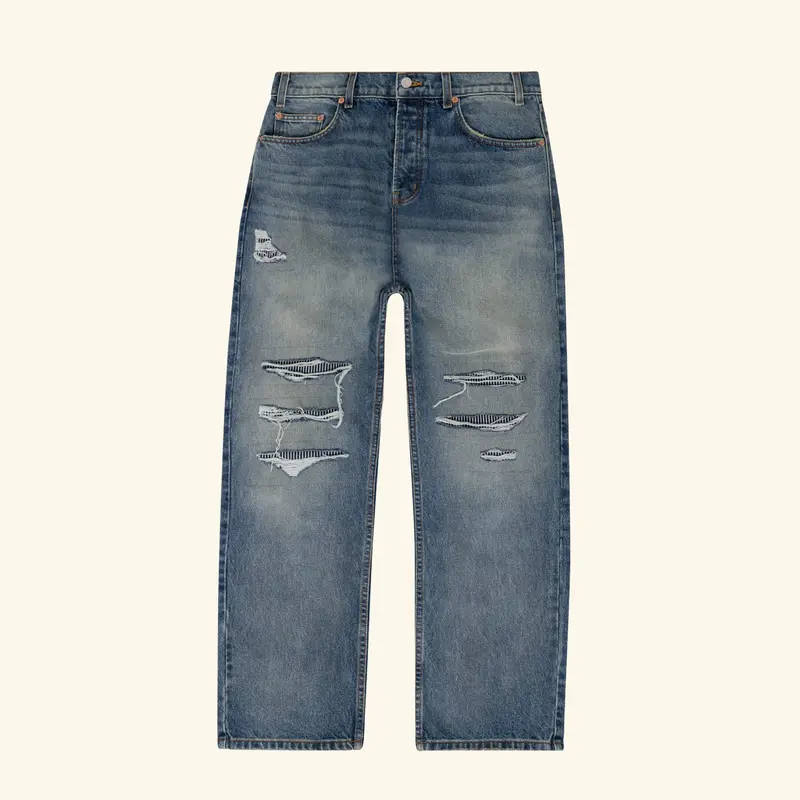 Railroad 5 Pocket Denim Jeans (Indigo) 1