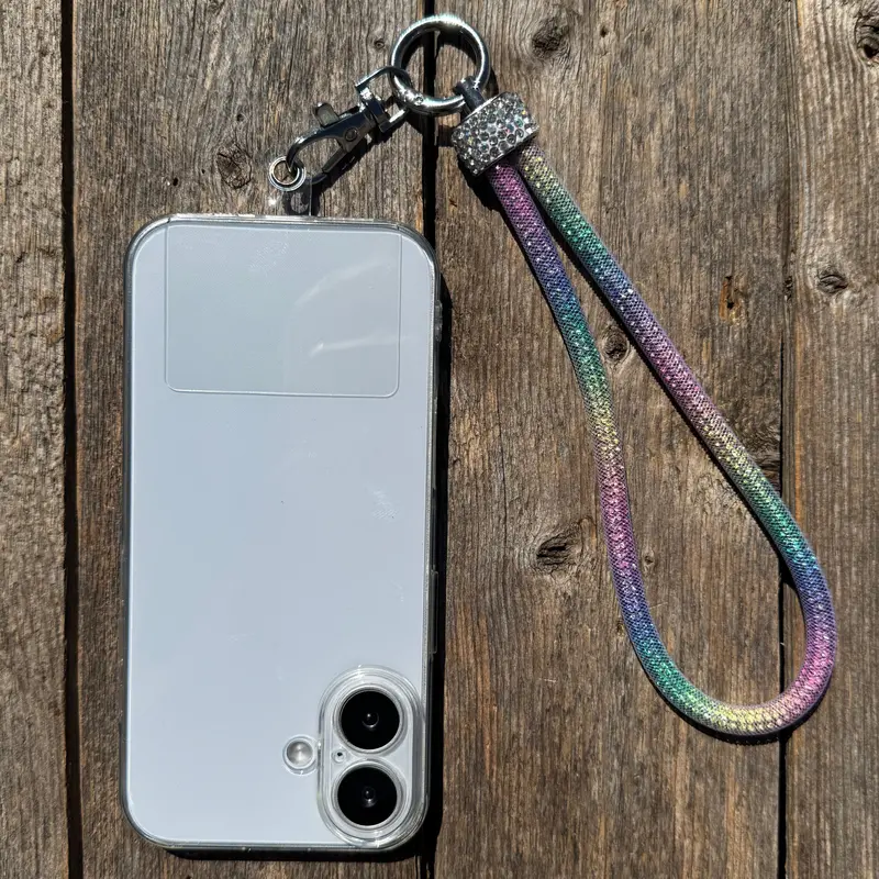 Rainbow Rhinestone Cell Phone Wristlet #Cpw103 1