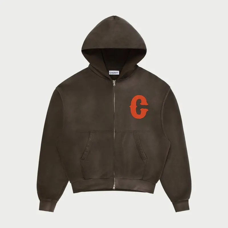Ranch Wear Zip-Up Hoodie (Espresso) 1