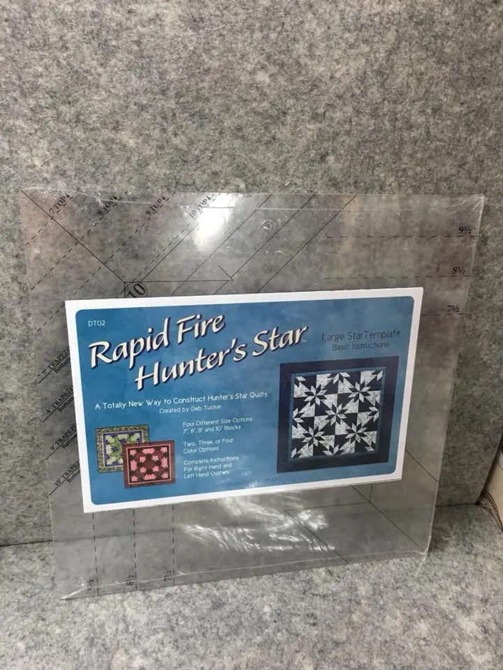 Rapid Fire Hunter 'S Star - Deb Tucker  -  Large Star Template  Dt02 1
