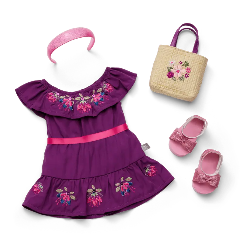 Raquel's™ Beach Party Dress For 18-Inch Dolls (Girl Of The Year™ 2026) 1