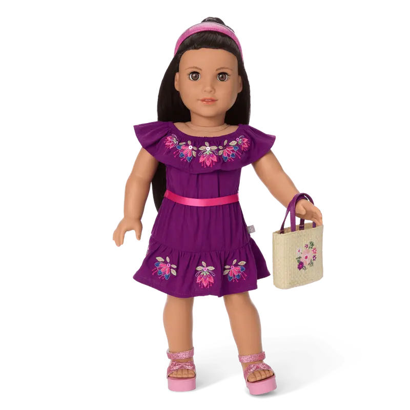 Raquel's™ Beach Party Dress For 18-Inch Dolls (Girl Of The Year™ 2026) 2