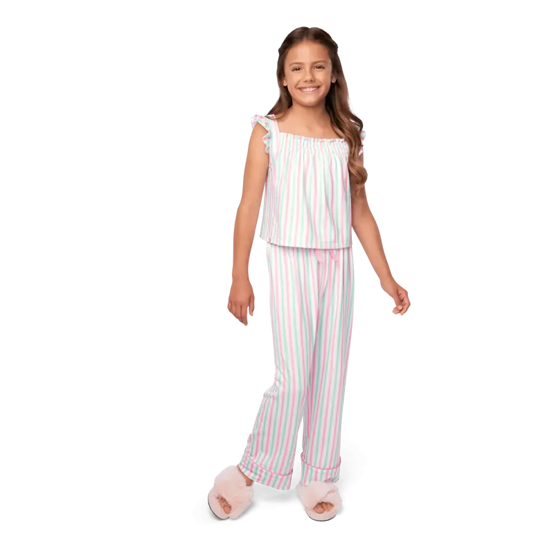 Raquel's™ Coastal Stripes Pajamas For Girls (Girl Of The Year™ 2026) 1
