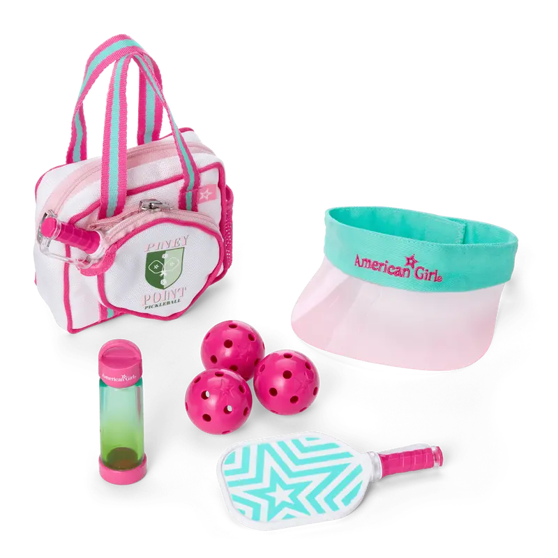 Raquel's™ Pickleball Bag & Paddle Set For 18-Inch Dolls (Girl Of The Year™ 2026) 1