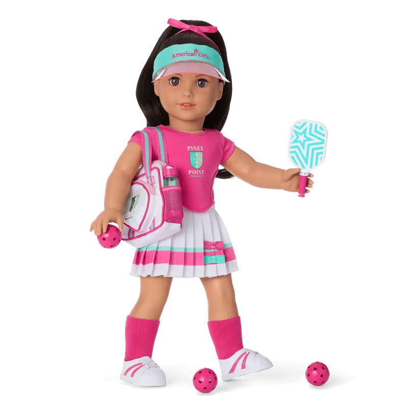Raquel's™ Pickleball Bag & Paddle Set For 18-Inch Dolls (Girl Of The Year™ 2026) 2