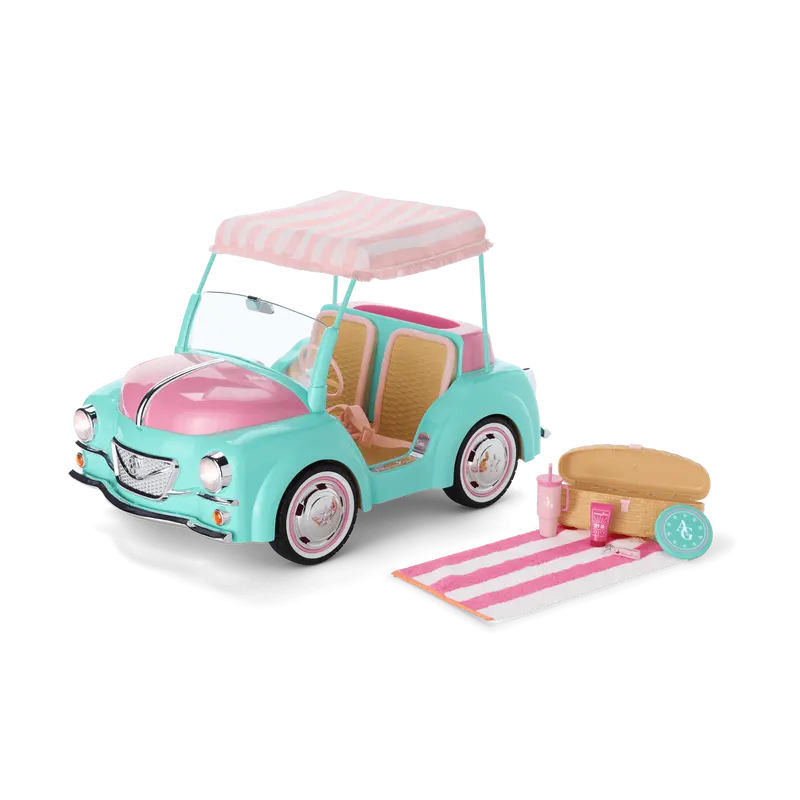 Raquel's™ Seaside Car For 18-Inch Dolls (Girl Of The Year™ 2026) 1
