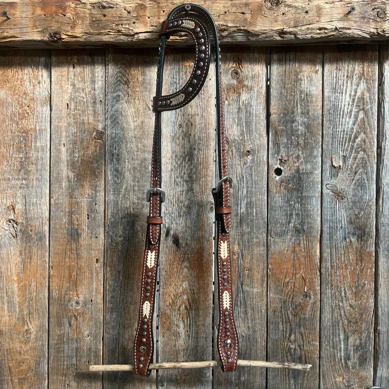 Rawhide One Ear Headstall / Bridle 1
