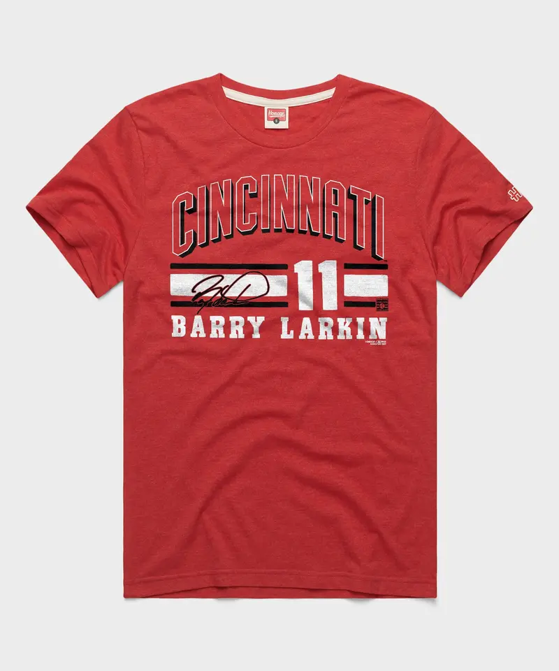 Reds Barry Larkin Signature Jersey 1