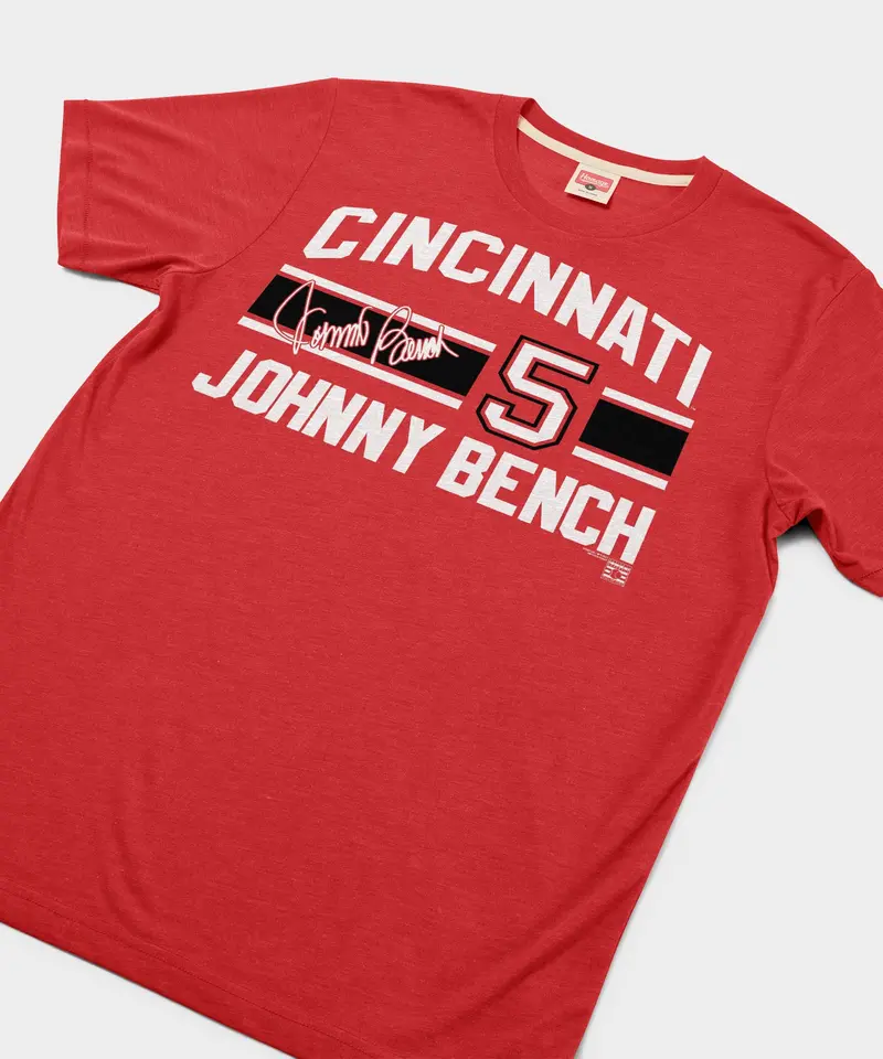 Reds Johnny Bench Signature Jersey 2