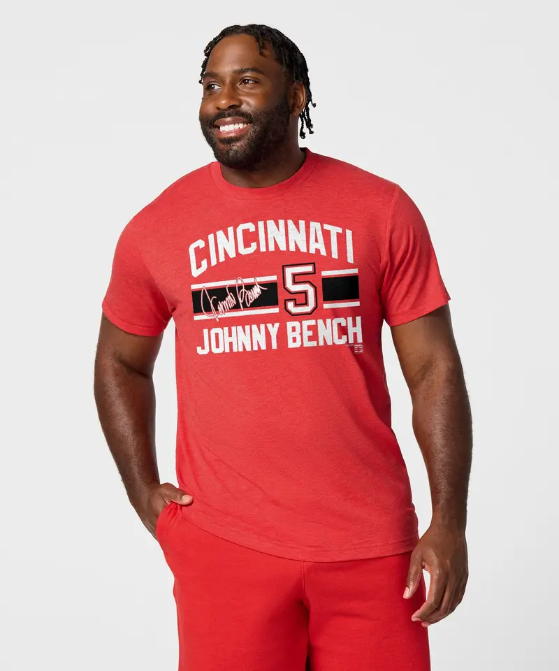 Reds Johnny Bench Signature Jersey 3