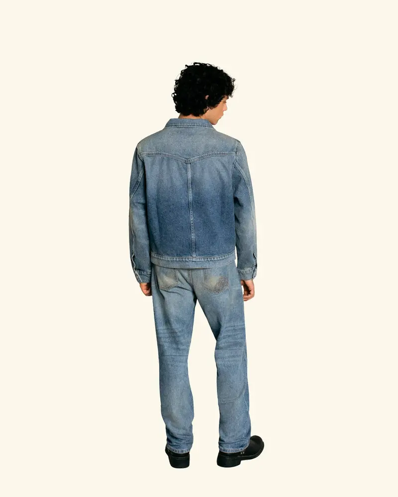 Relaxed 5 Pocket Denim (Indigo) 3